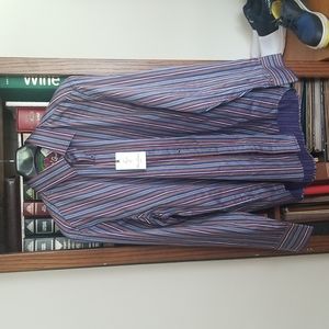 Robert Graham 2XL striped shirt